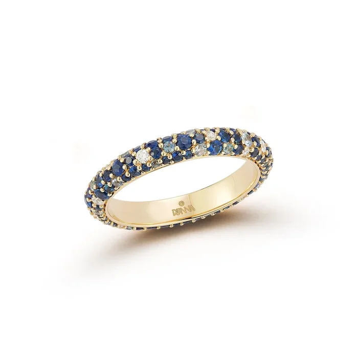 Thin Tidepool Ring – Sapphire