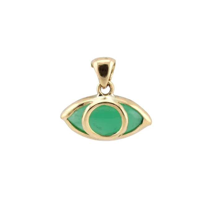 Third Eye Charm with Chrysoprase