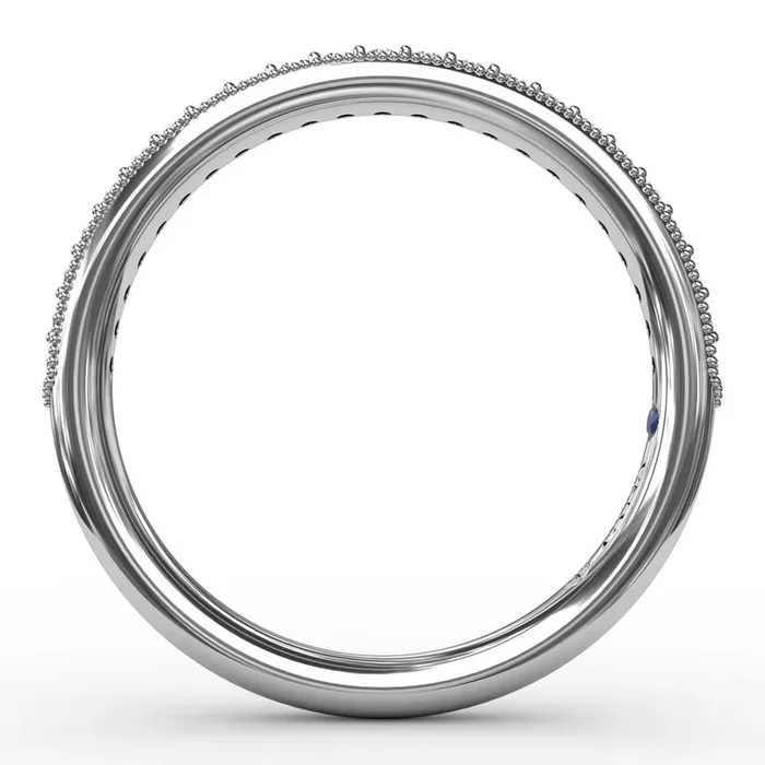This beautiful diamond wedding band is designed to match engagement ring style S3199