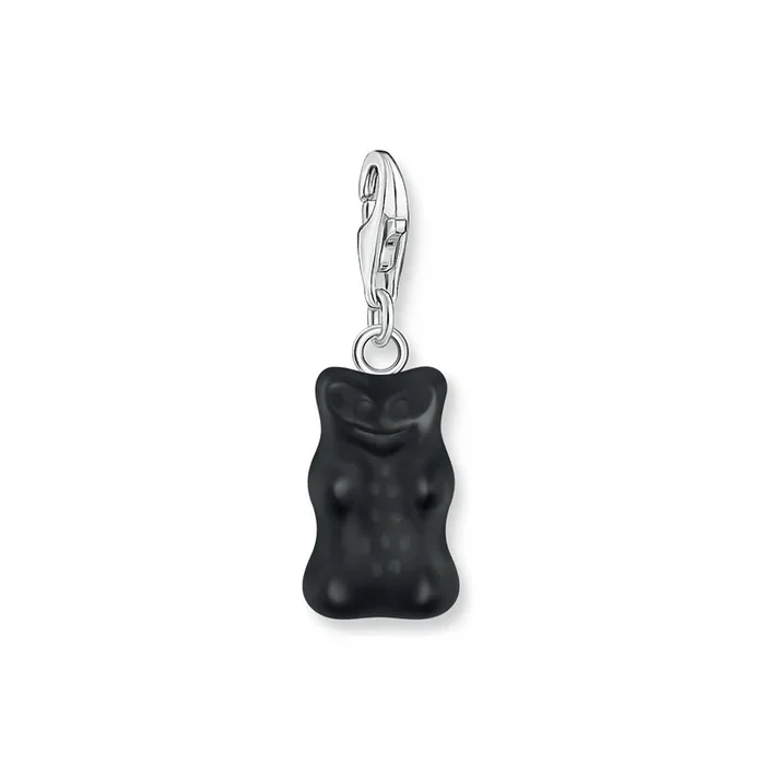 Thomas Sabo Sterling Silver Charm Club Haribo Black Bear Charm