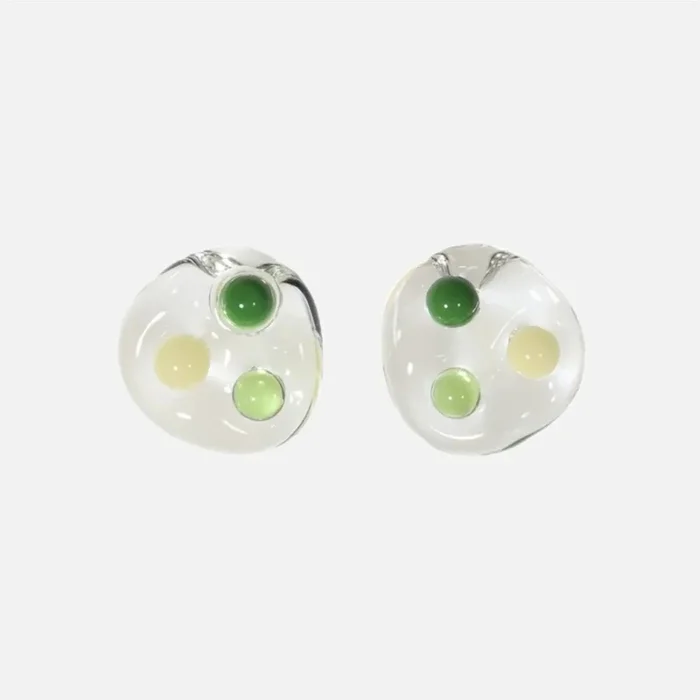 Three Sphere Earrings