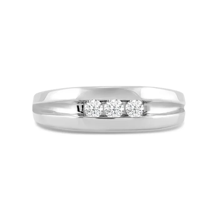 Three Stone Men’s Ring