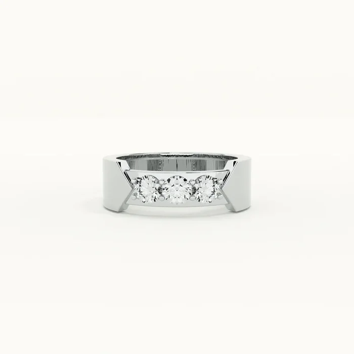 Three Wishes Men’s Band- 925 Silver