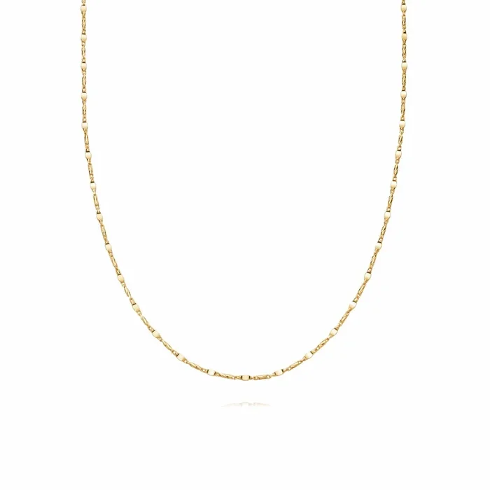 Tidal Twist Chain Necklace 18ct Gold Plate