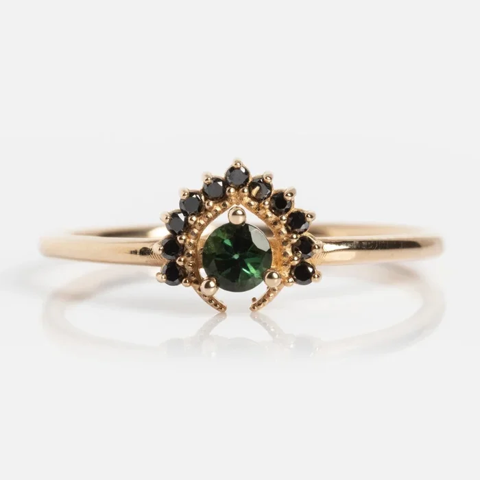 Tosia Black Diamond Ring