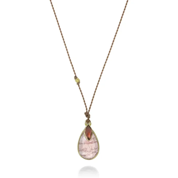 Tourmaline and Garnet Necklace