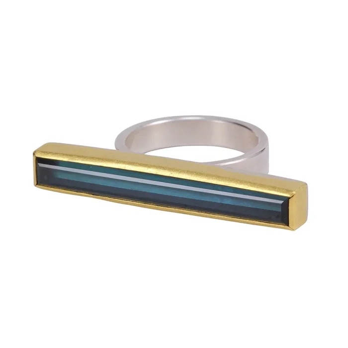 Tourmaline Bar Ring