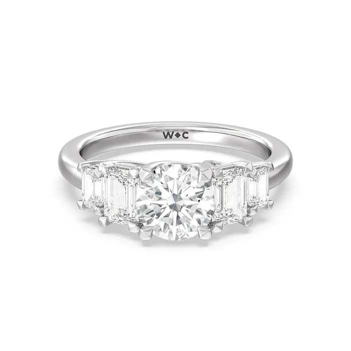 Trellis Side Stone Engagement Ring – Home Preview