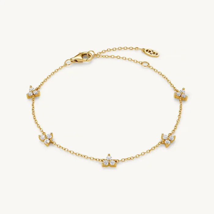 Trinity Infinity Bracelet Gold