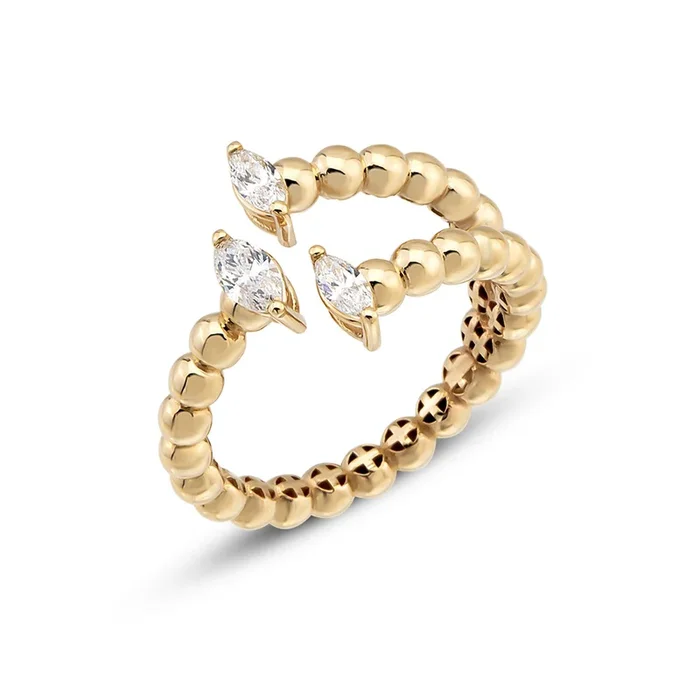 Trio Marquise Ring