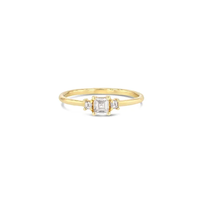 Triple Carrera Diamond Ring