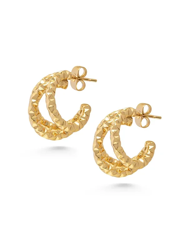Triple Hoop Earrings