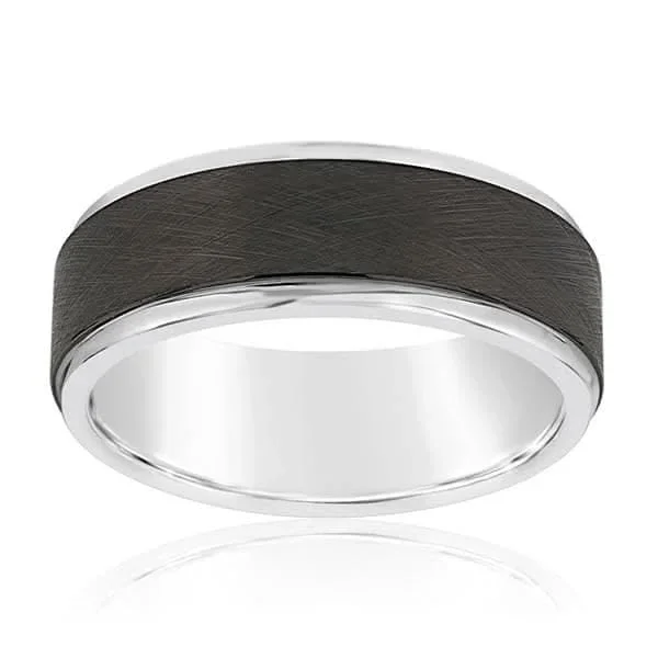 TRITON Men’s Tungsten Wedding Band