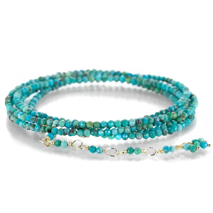 Turquoise Bead Wrap Bracelet