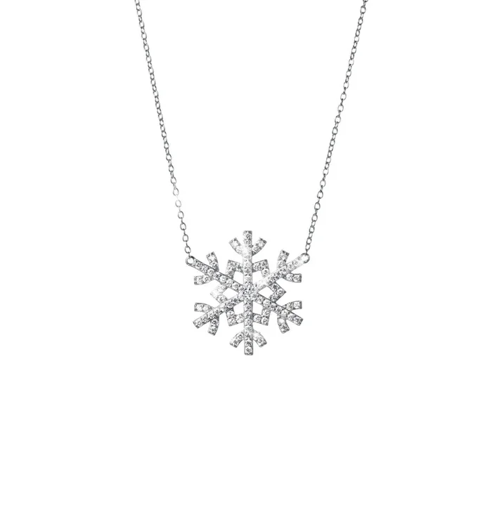 Twilight Snowflake Necklace