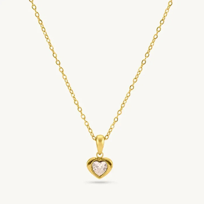Twin Glow Heart Necklace