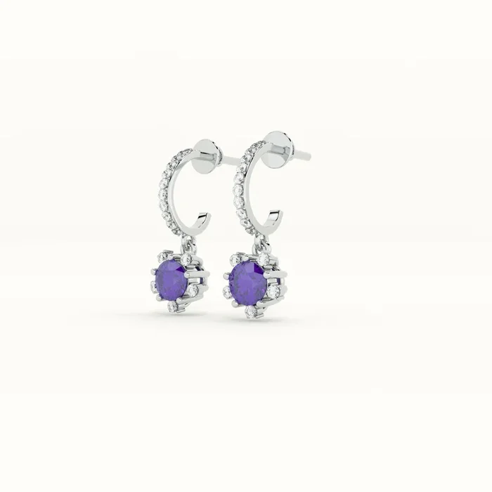 Twinkling Star 925 Sterling Silver Earrings