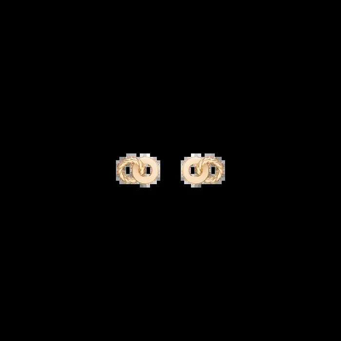 Twist Connection Stud Earrings