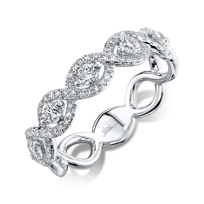 Twisted Diamond Ring