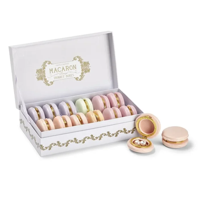 Two’s Company Macaron Limoges Style Boxes