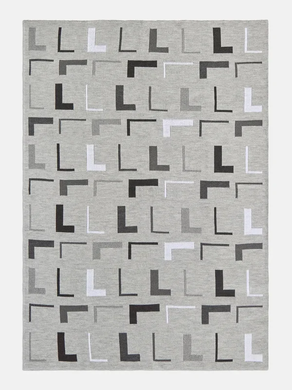 Upside Down & All Around Custom Blanket – Gray/Light Gray