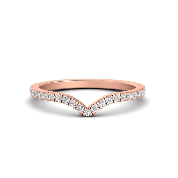 V Style Curved Band