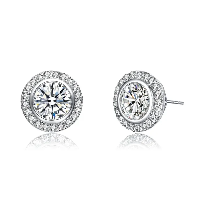 Valerie Round Stud Earrings
