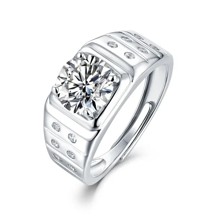 Valerie Solitaire Moissanite Ring