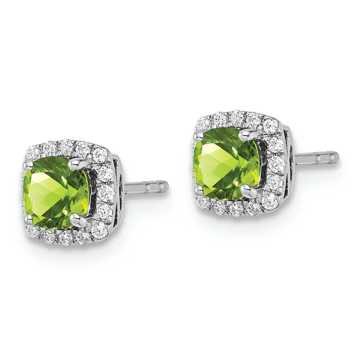 Velvet Aura Peridot Earrings