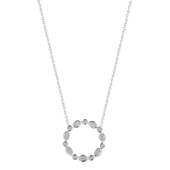 Verragio 18k Diamond “Nobility” Circle Pendant