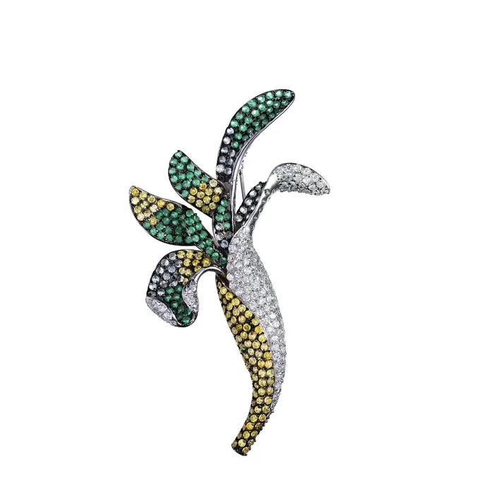 Victoire Multicolor Cluster Pin