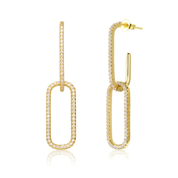 Vilette Dual Link Dainty Earrings
