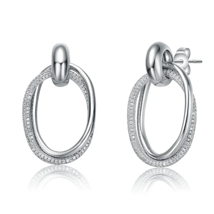 Vilette Eternity Circle Earrings