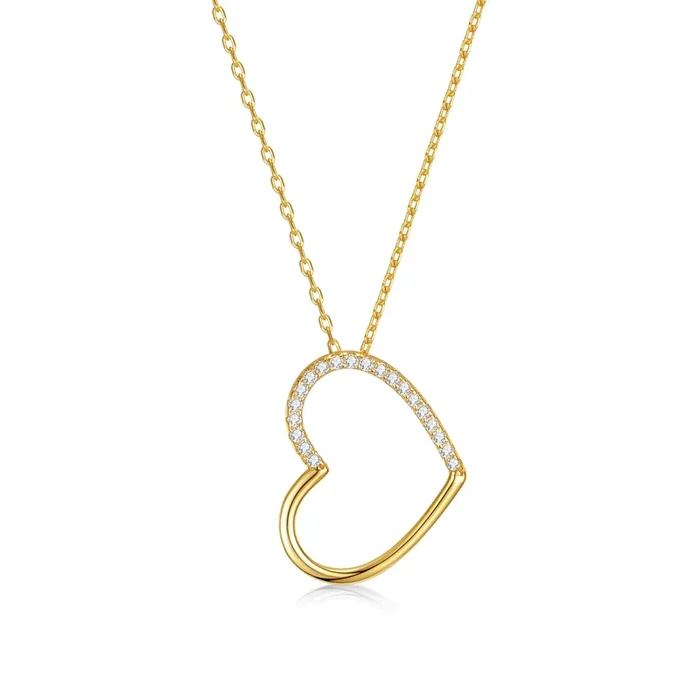 Vilette Modern Heart Necklace