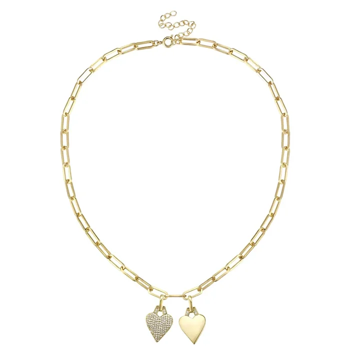Vilette Soulmate Heart Necklace