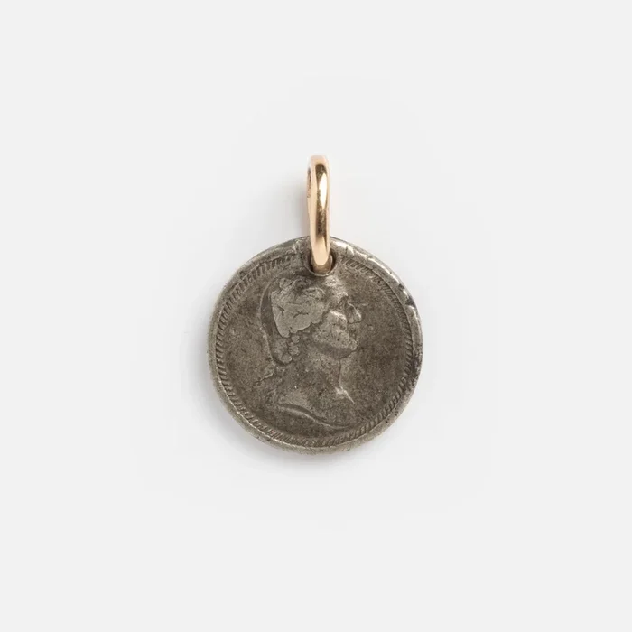 Vintage 18k President Washington & Lincoln Coin Charm