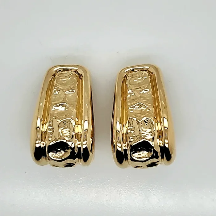 Vintage Albert Clunn 18Kt Gold Earrings