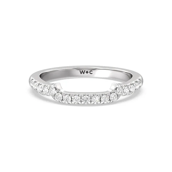 Vintage Celtic Square Knot Diamond Wedding Band