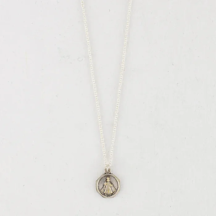Vintage Medal Infant of Prague v73