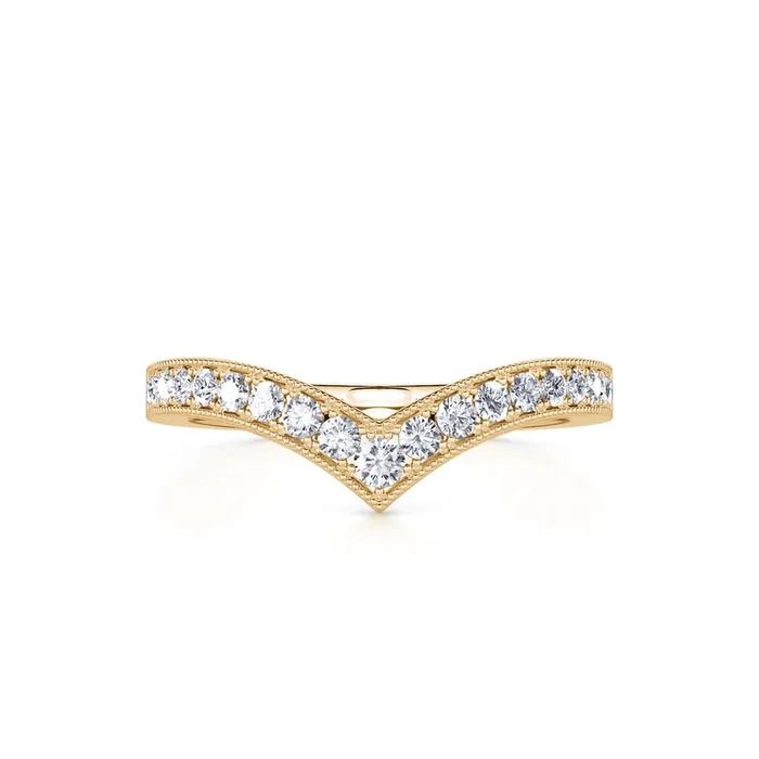 Vintage Point Chevron Diamond Band
