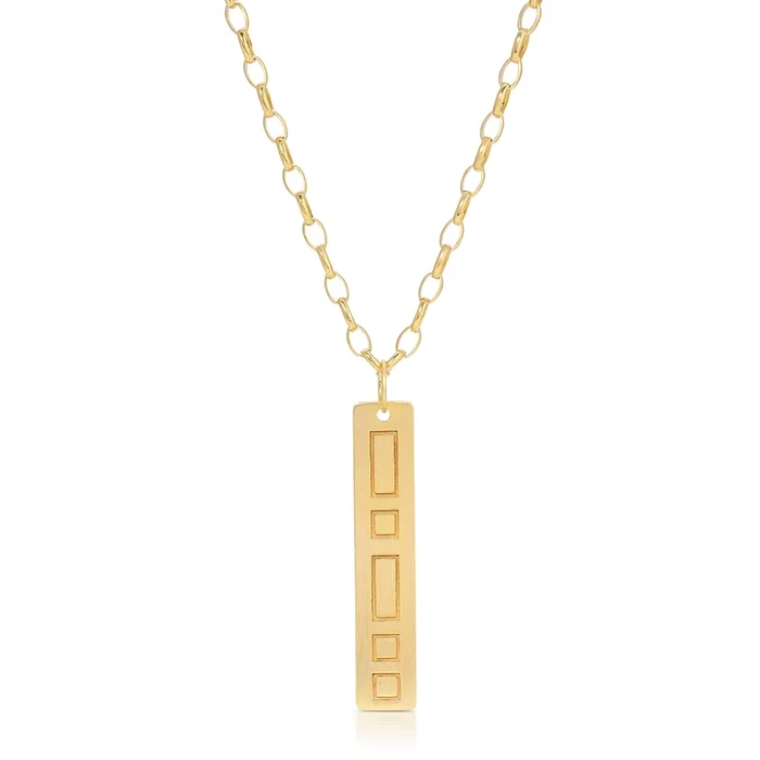 Virtues Pendant – Rectangle