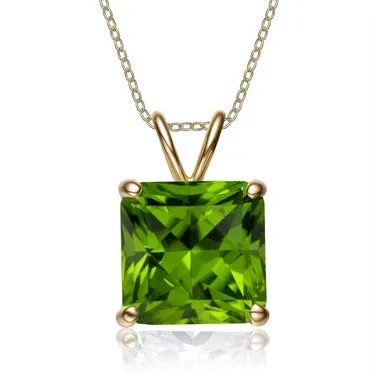 Vivienne Classic Square Pendant Necklace