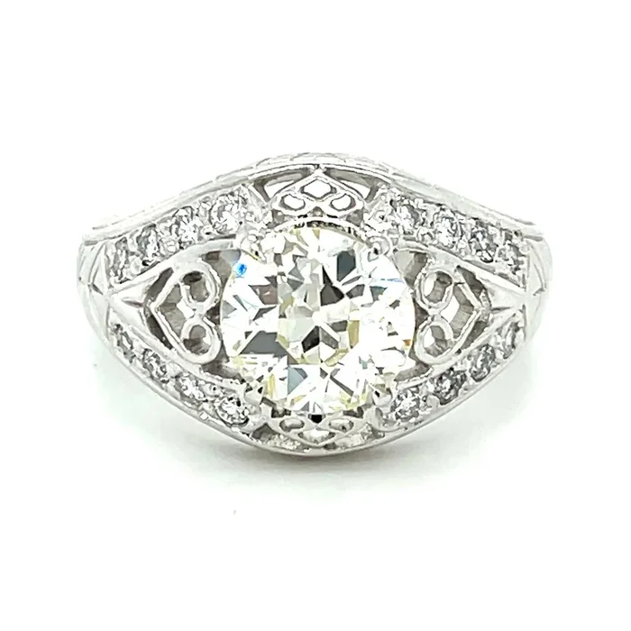 VS1 Old European Diamond Ring