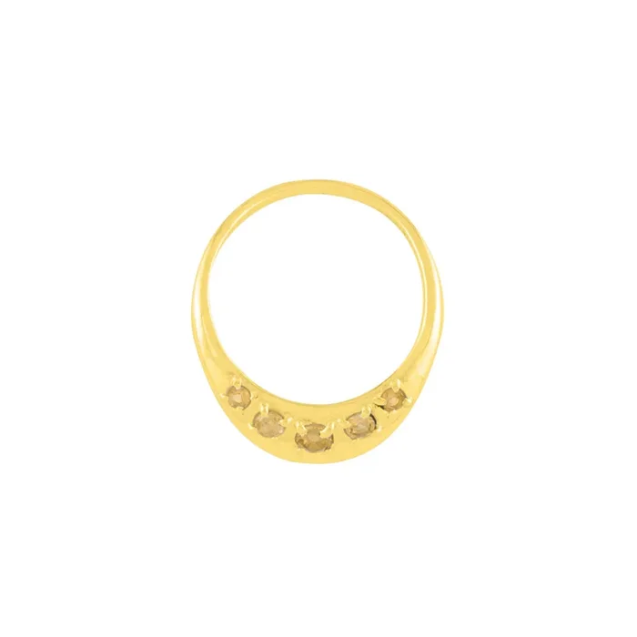Waterfall Ring in Gold and Citrine – FINAL SALE