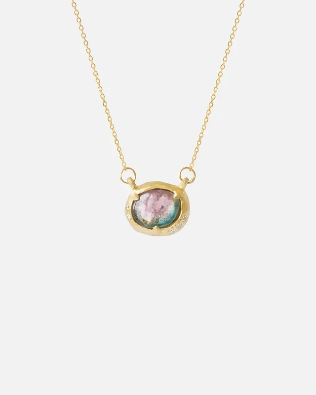 Watermelon Tourmaline / 1.06ct Pendant