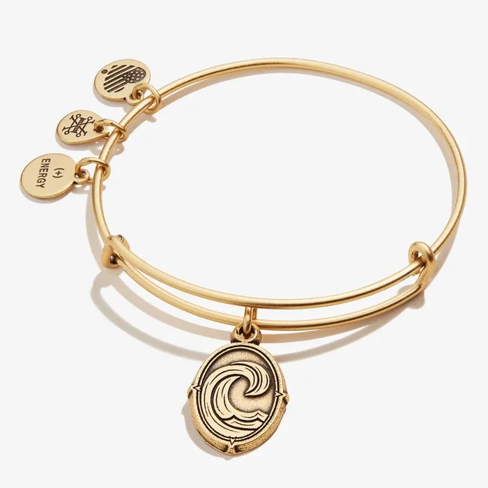 Wave Charm Bangle, ‘Roll with the ‘Tides’