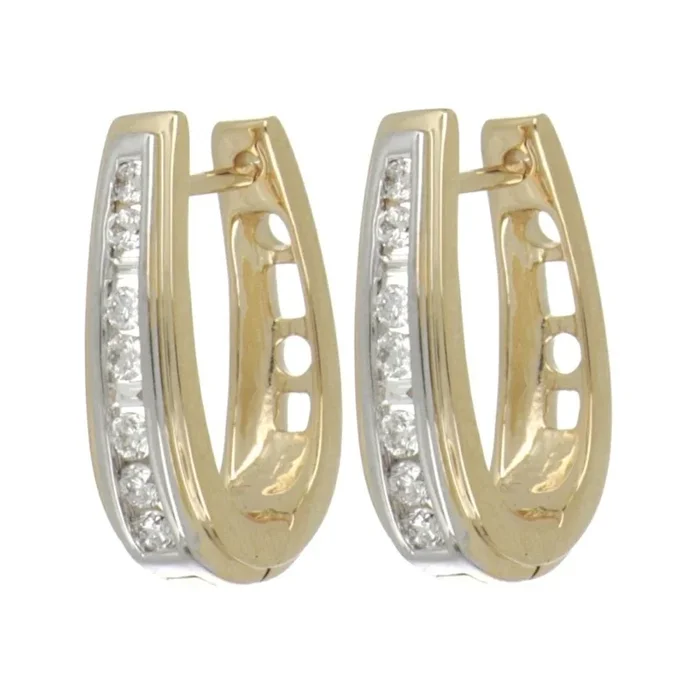 White Diamond Earrings (White Diamond 0.242 cts)