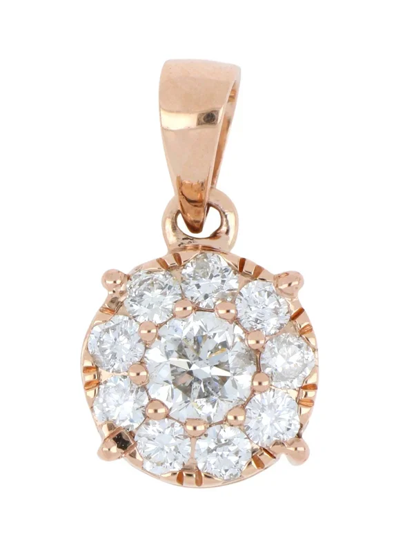White Diamond Ladies Pendant (White Diamond 0.32 cts. White Diamond 0.3 cts.)