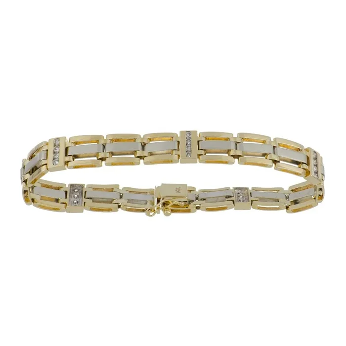 White Diamond Men’s Bracelet (White Diamond 1.85 cts)