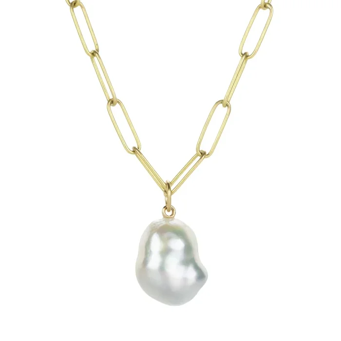 White Gray South Sea Pearl Pendant (Pendant Only)